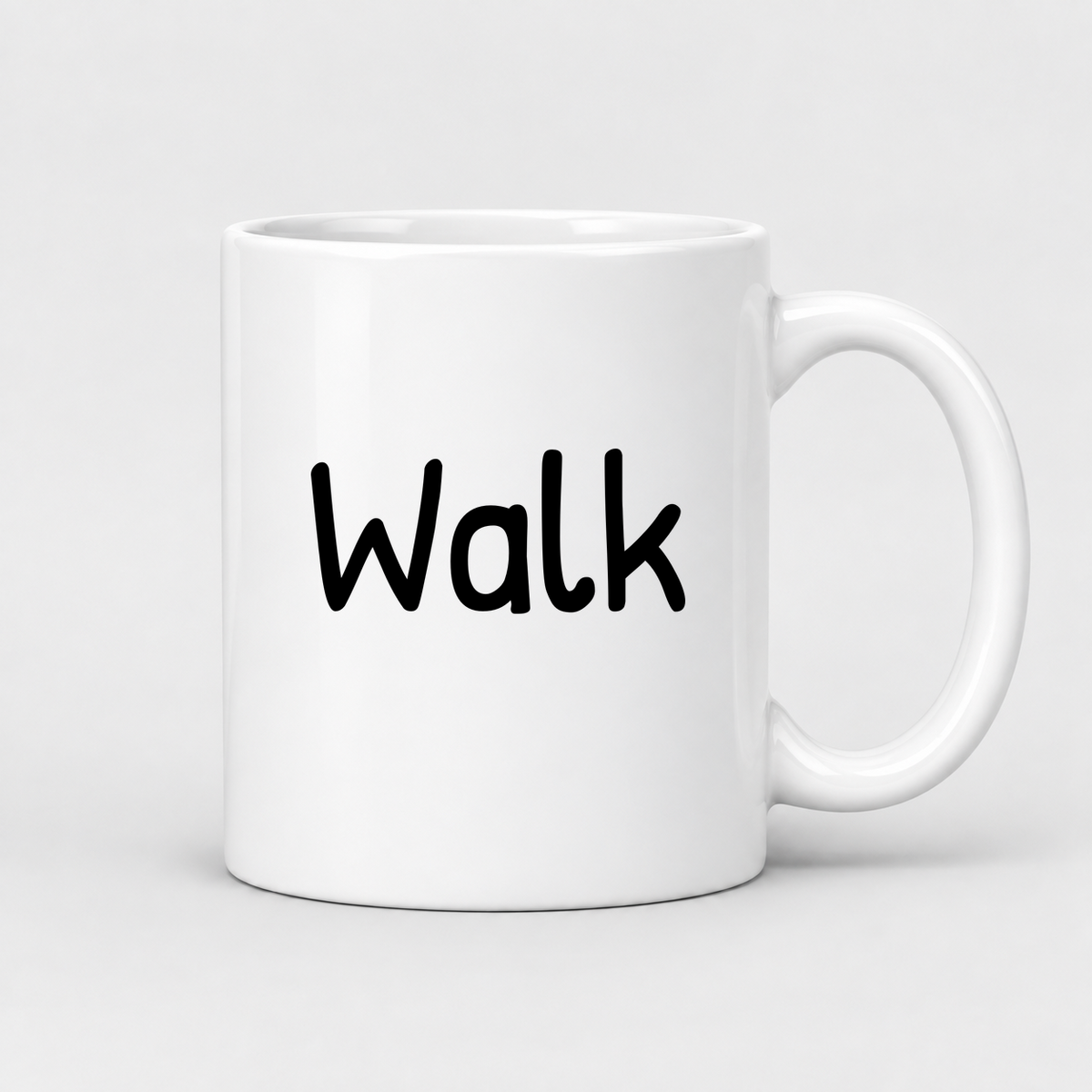 Walk Mug in white