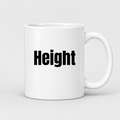 Height Mug in white