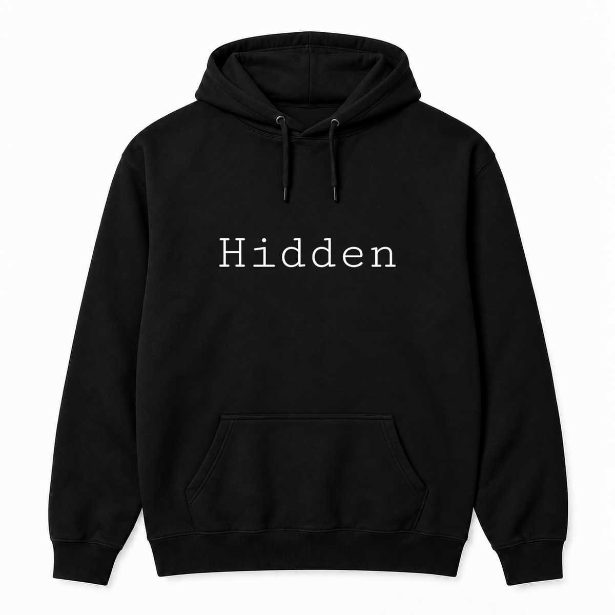 Hidden Hoodie in black
