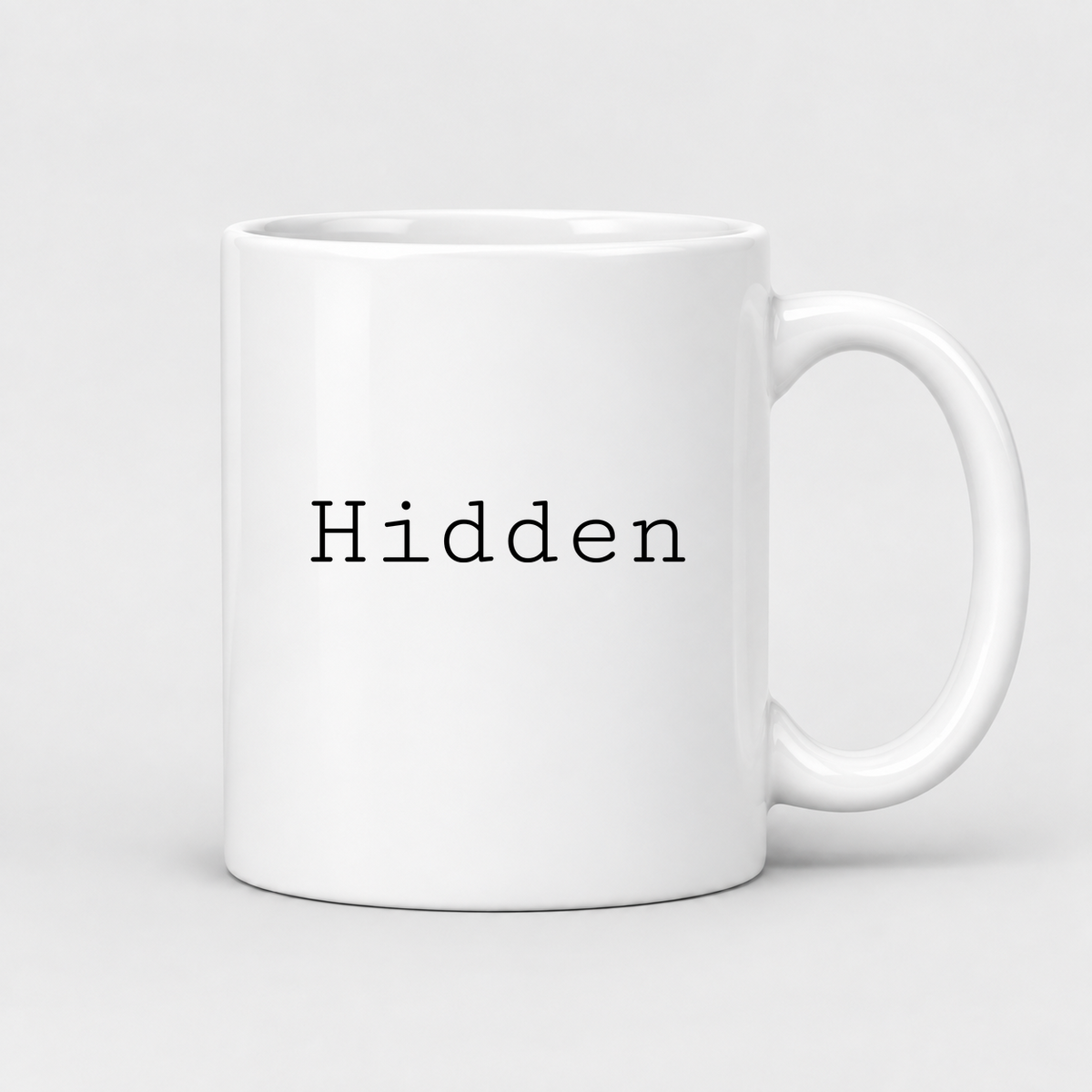 Hidden Mug in white