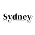 Sydney die-cut sticker