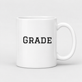 Grade Mug in white