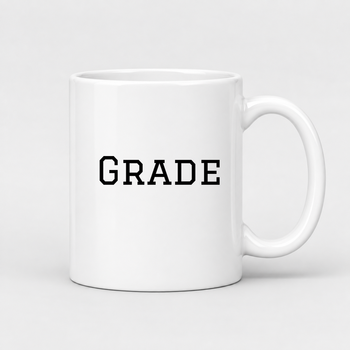 Grade Mug in white