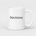 Nations Mug in white