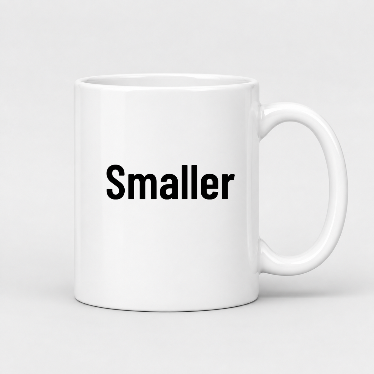 Smaller Mug in white