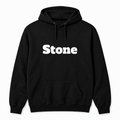 Stone Hoodie in black