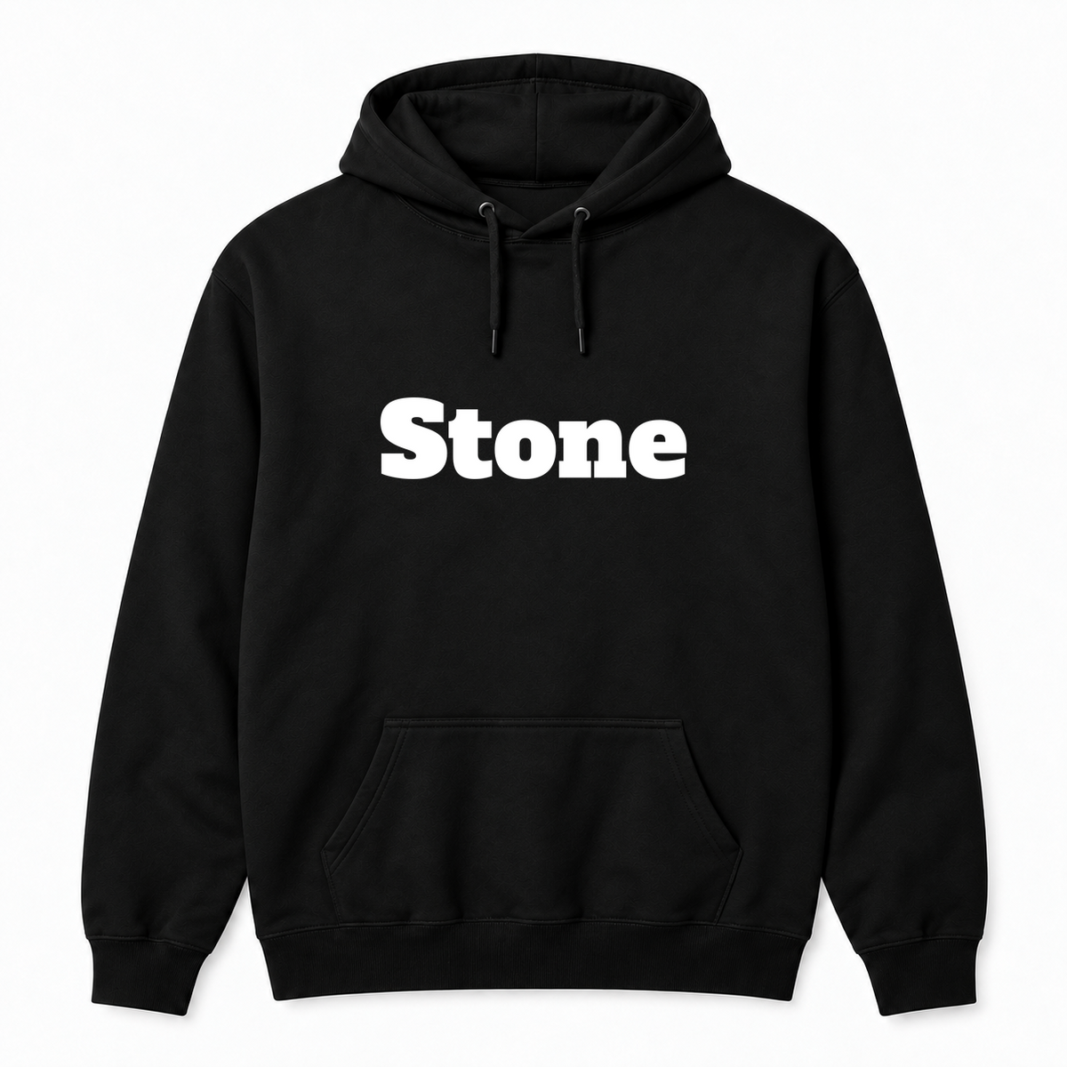 Stone Hoodie in black