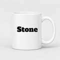 Stone Mug in white