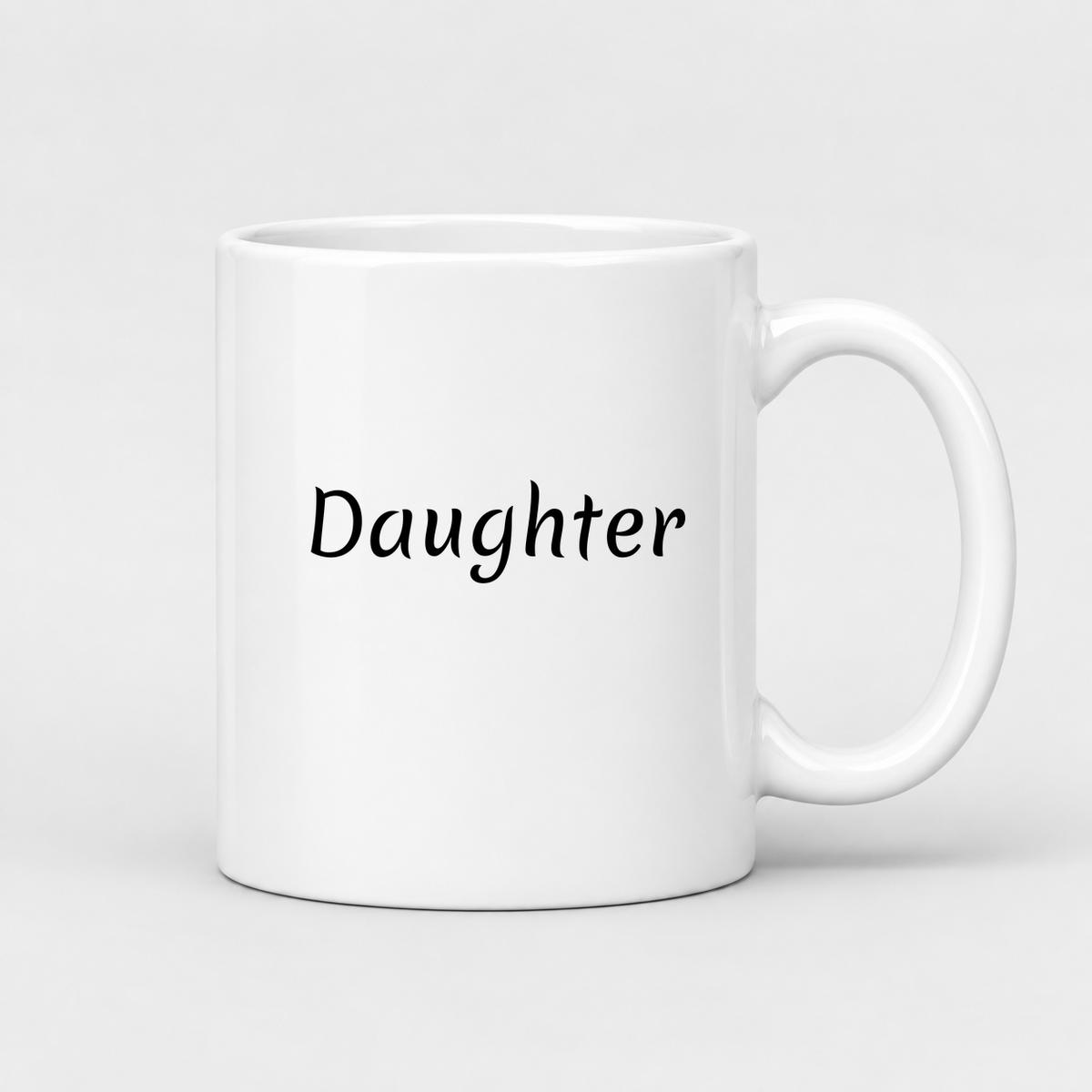 Daughter Mug in white