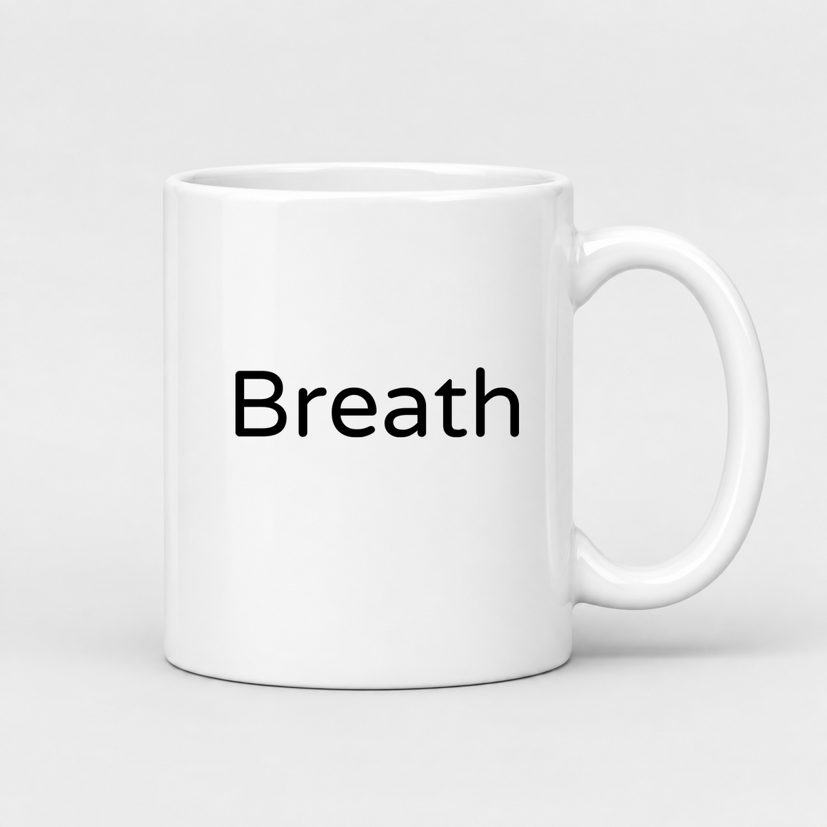 Breath Mug in white