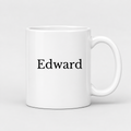 Edward Mug in white