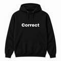 Correct Hoodie in black