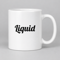Liquid Mug in white
