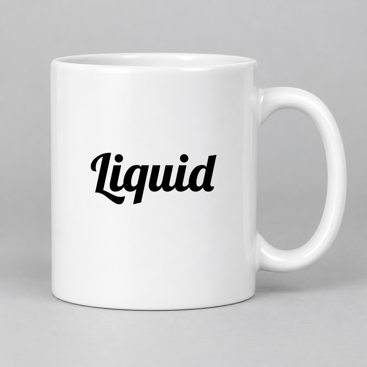 Liquid Mug in white