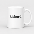 Richard Mug in white