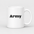 Army Mug in white