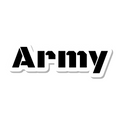 Army die-cut sticker