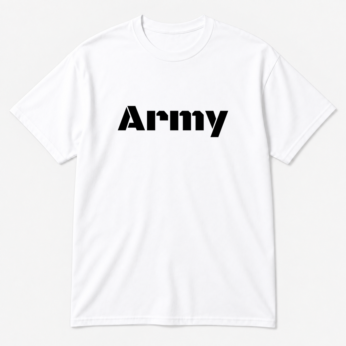 Army T-Shirt in white