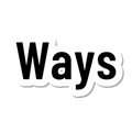Ways die-cut sticker