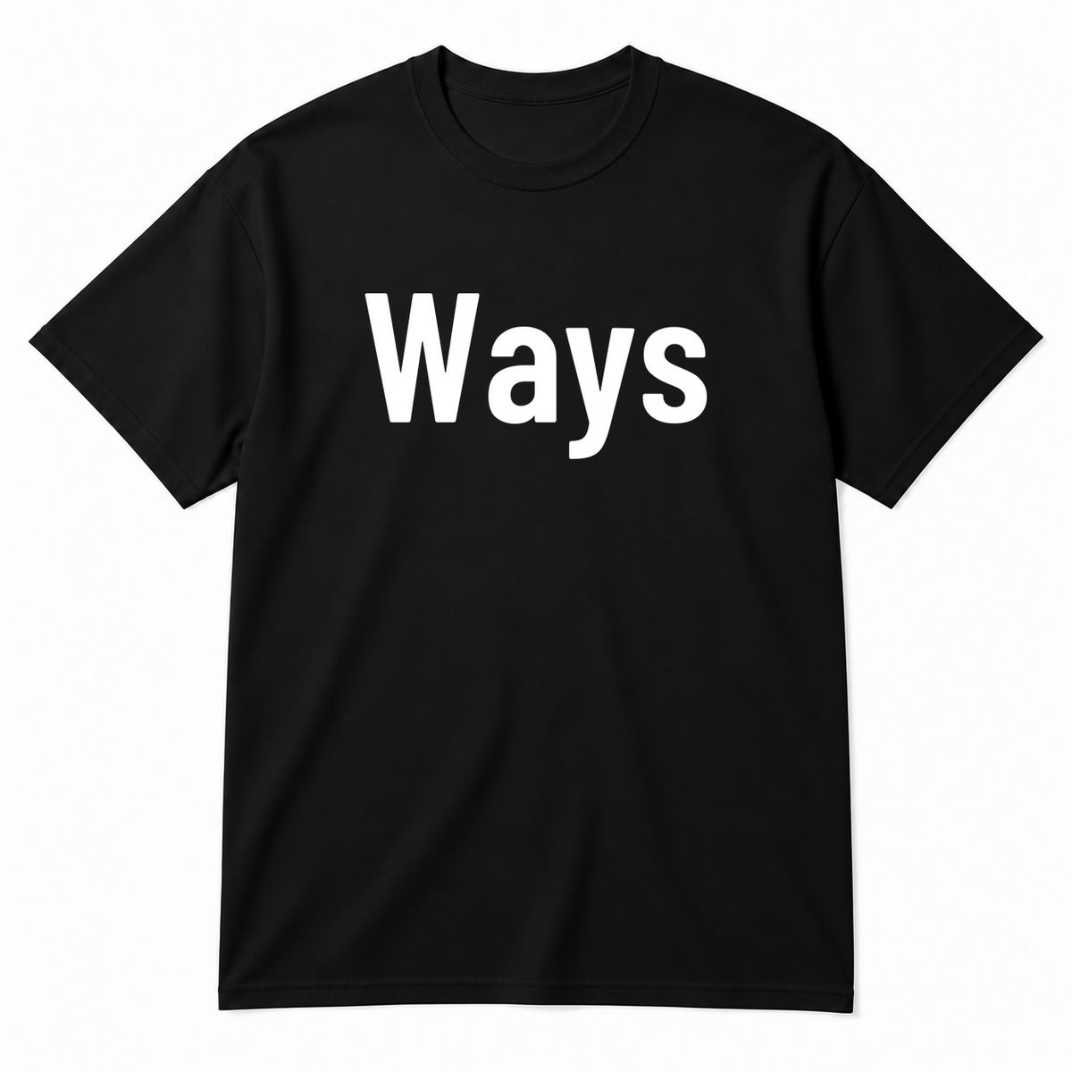 Ways T-Shirt in black