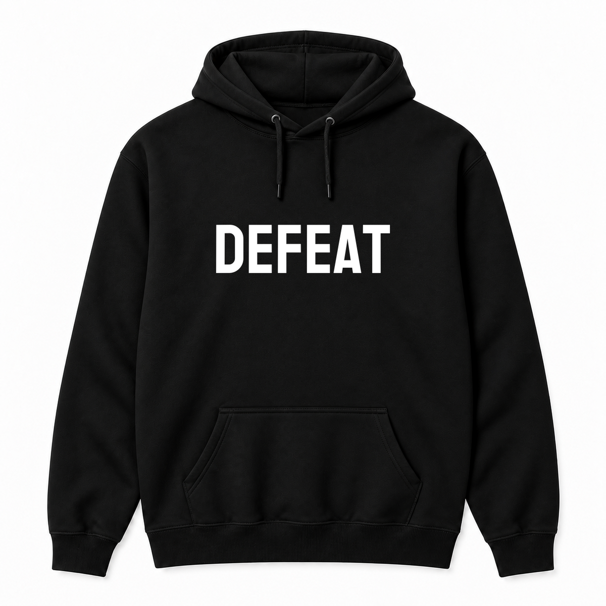 Defeat Hoodie in black