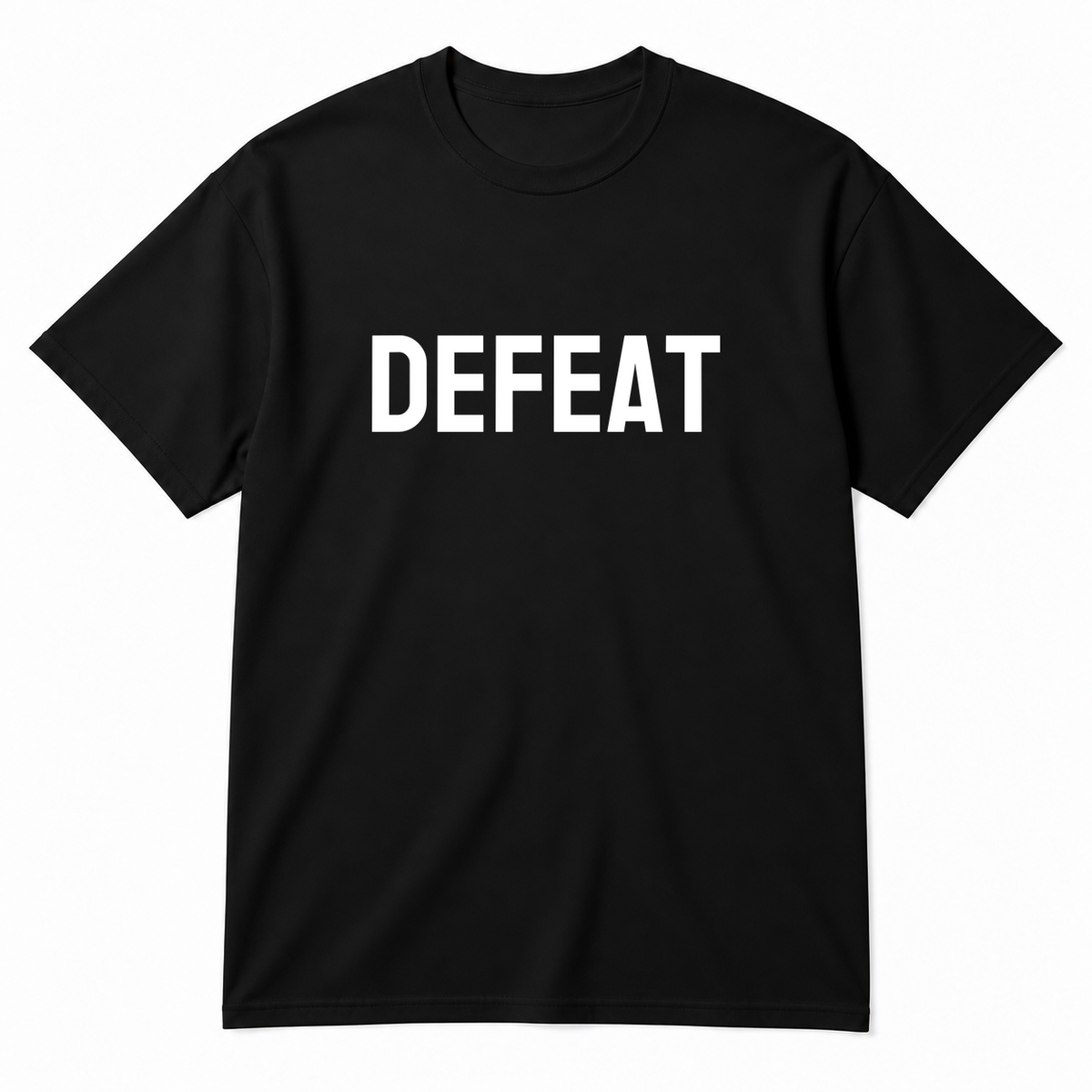 Defeat T-Shirt in black