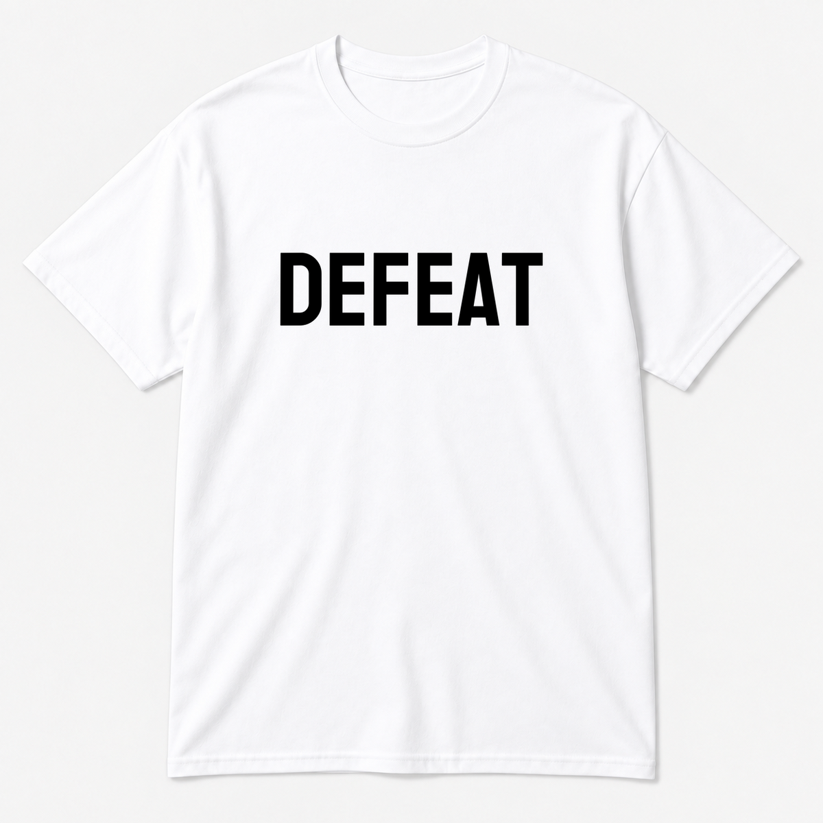 Defeat T-Shirt in white