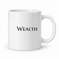 Wealth Mug in white