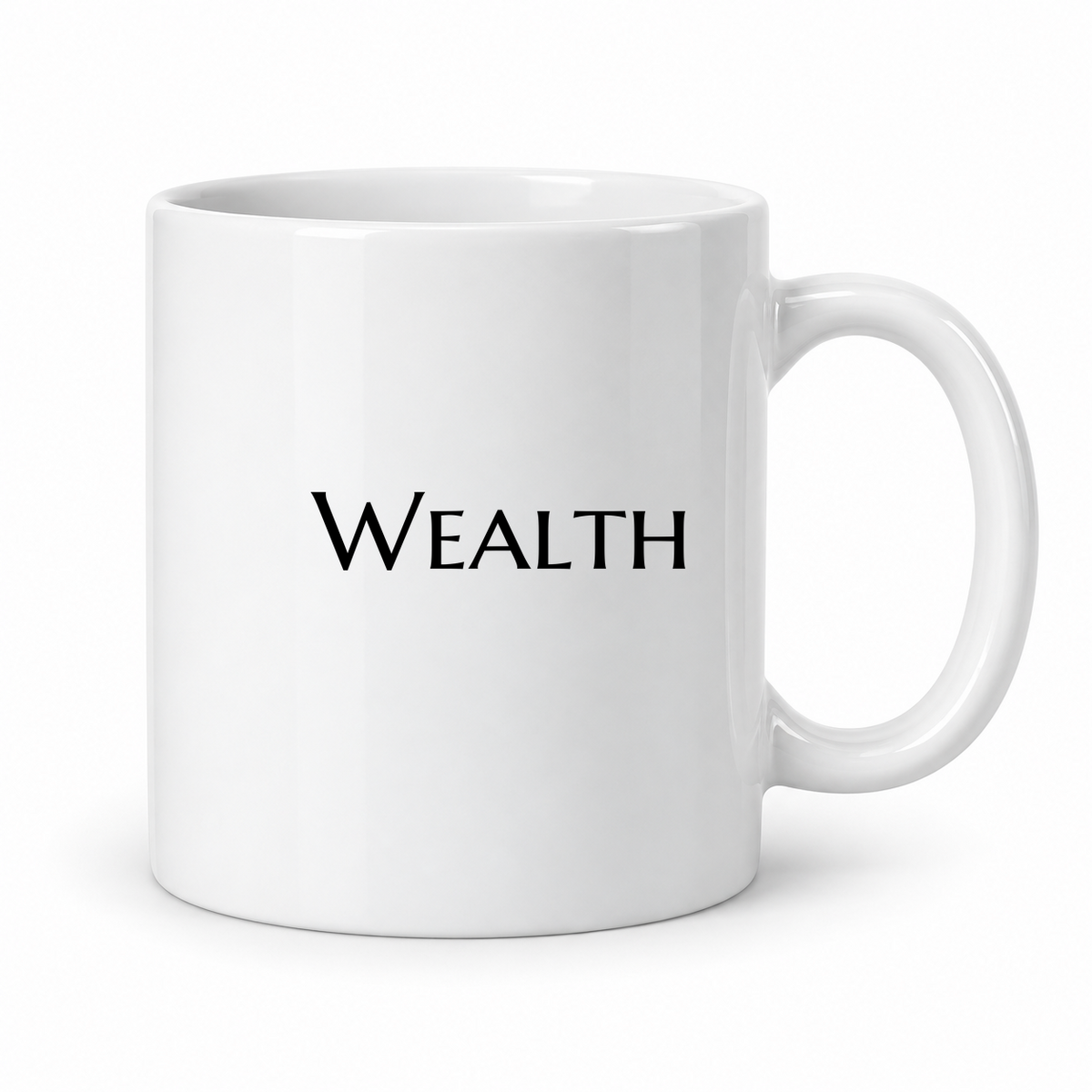 Wealth Mug in white