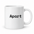 Apart Mug in white