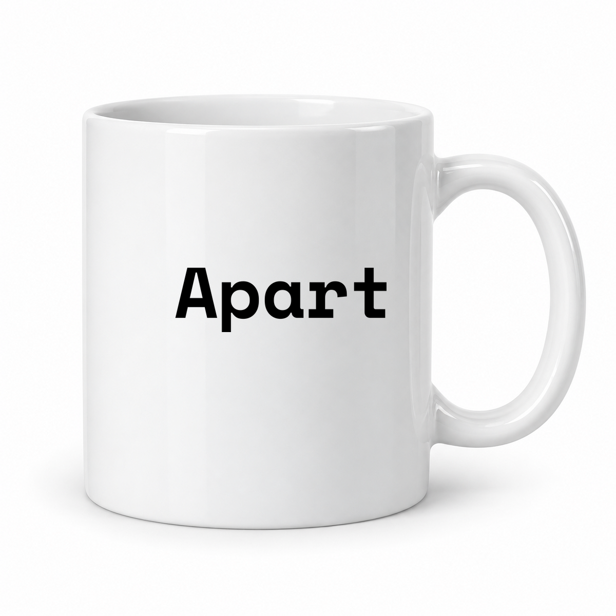 Apart Mug in white