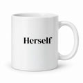 Herself Mug in white