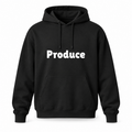 Produce Hoodie in black