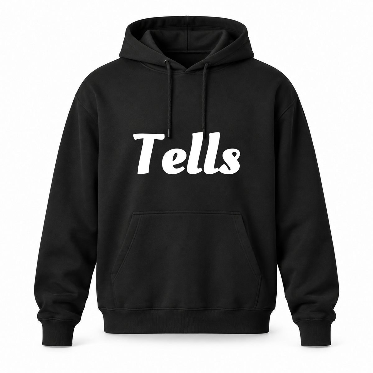 Tells Hoodie in black