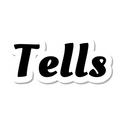 Tells die-cut sticker