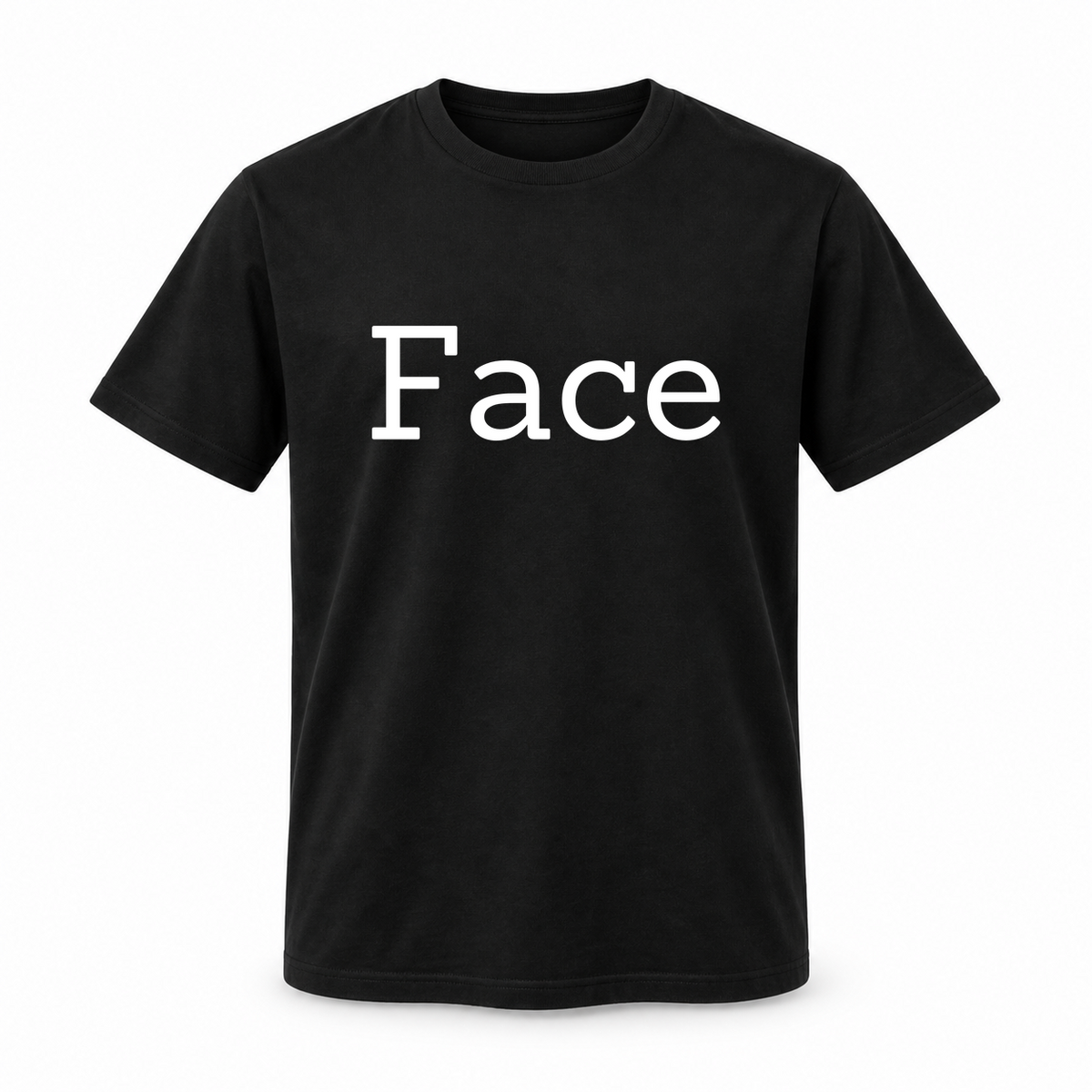 Face T-Shirt in black