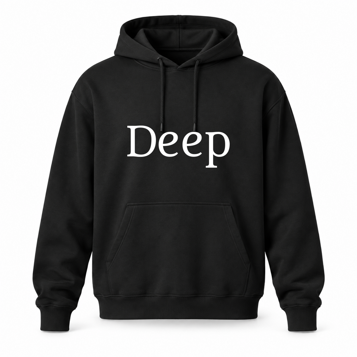 Deep Hoodie in black