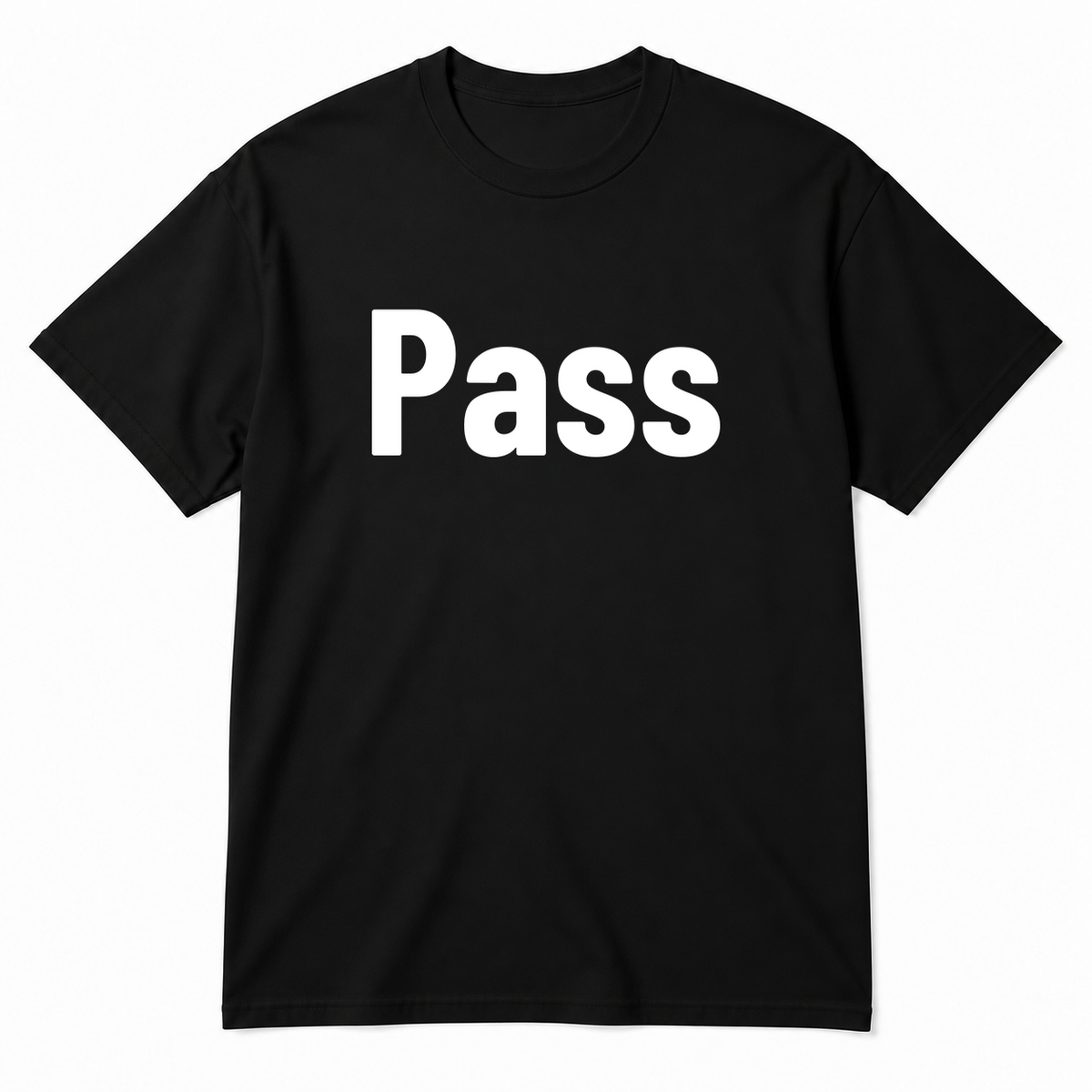 Pass T-Shirt in black