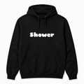 Shower Hoodie in black