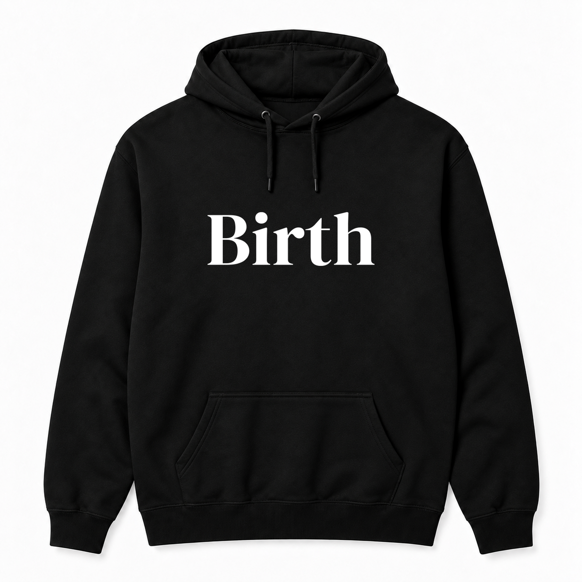 Birth Hoodie in black