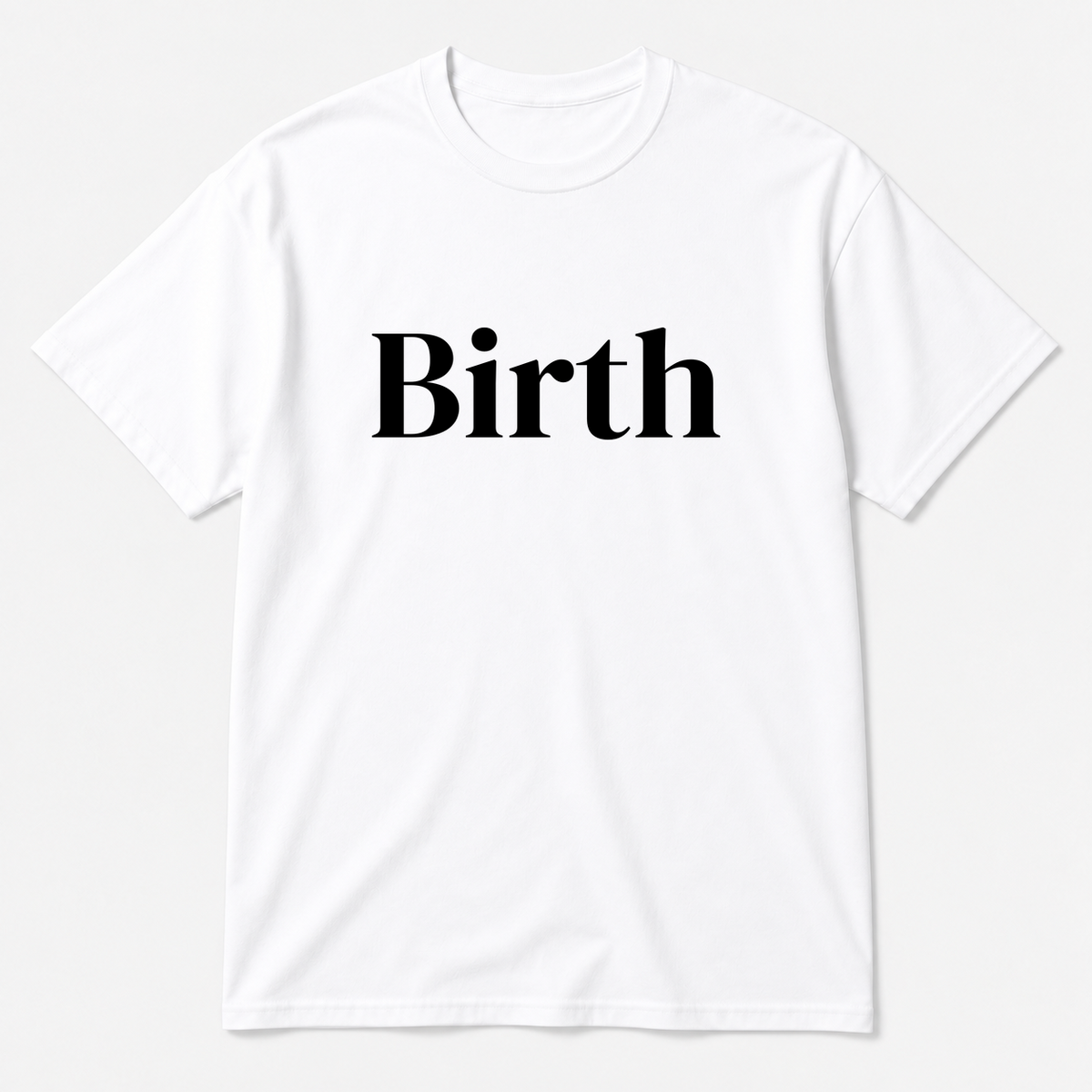 Birth T-Shirt in white