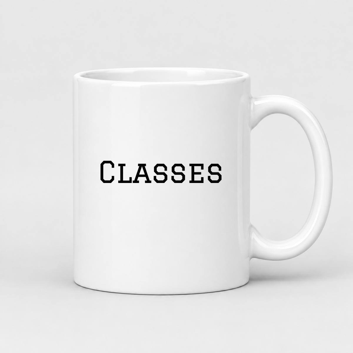 Classes Mug in white