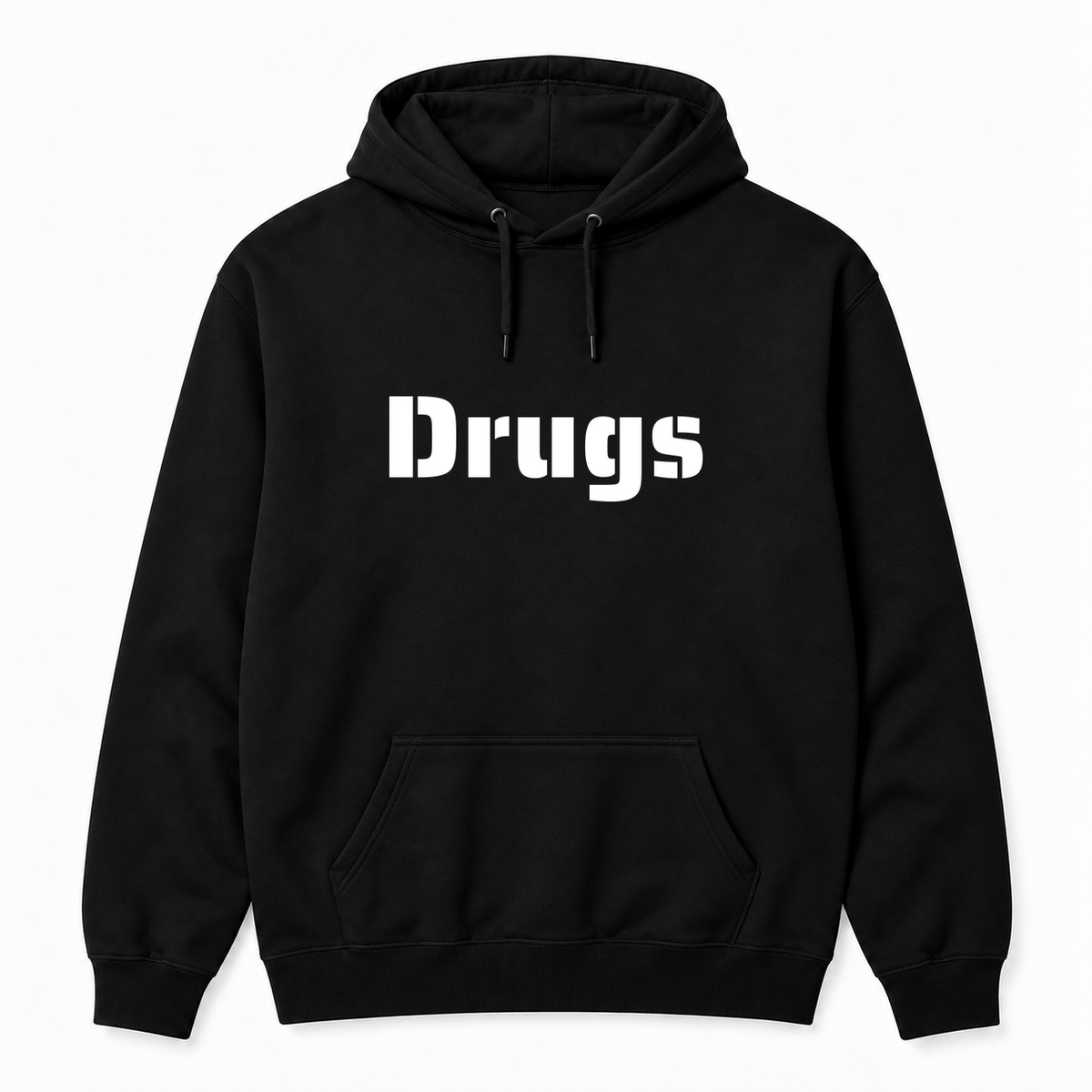 Drugs Hoodie in black
