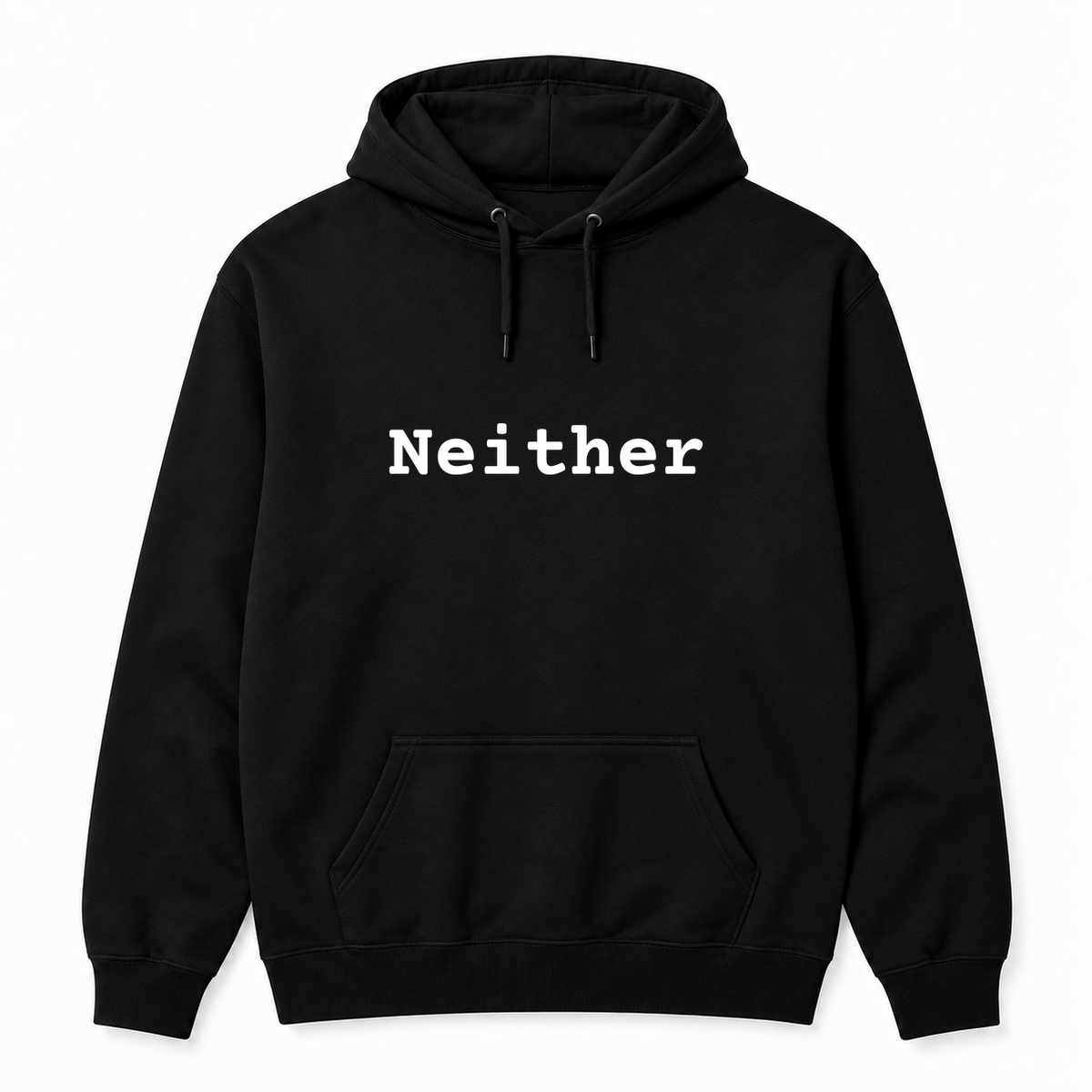 Neither Hoodie in black