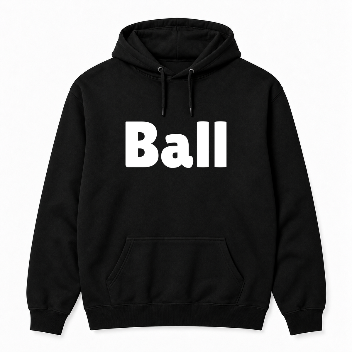 Ball Hoodie in black