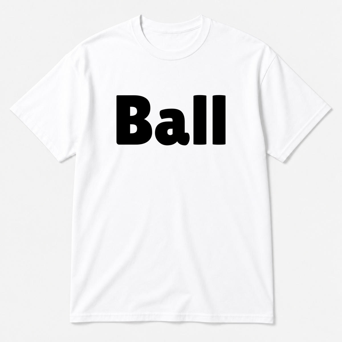 Ball T-Shirt in white
