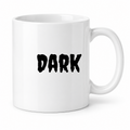 Dark Mug in white