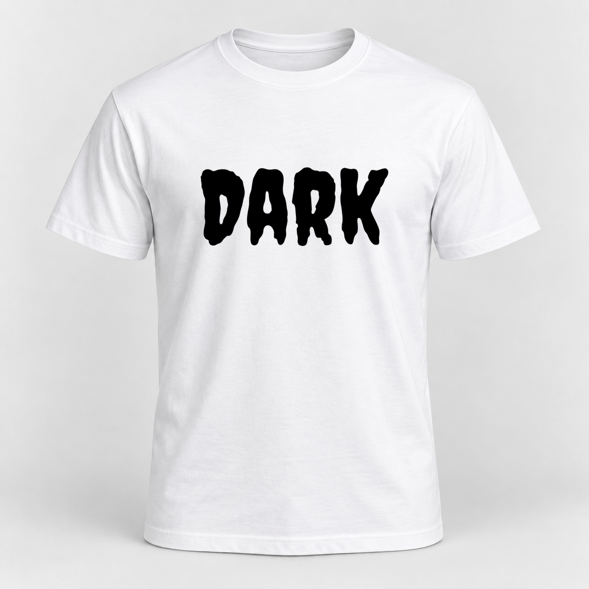Dark T-Shirt in white