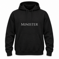 Minister Hoodie in black