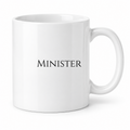 Minister Mug in white
